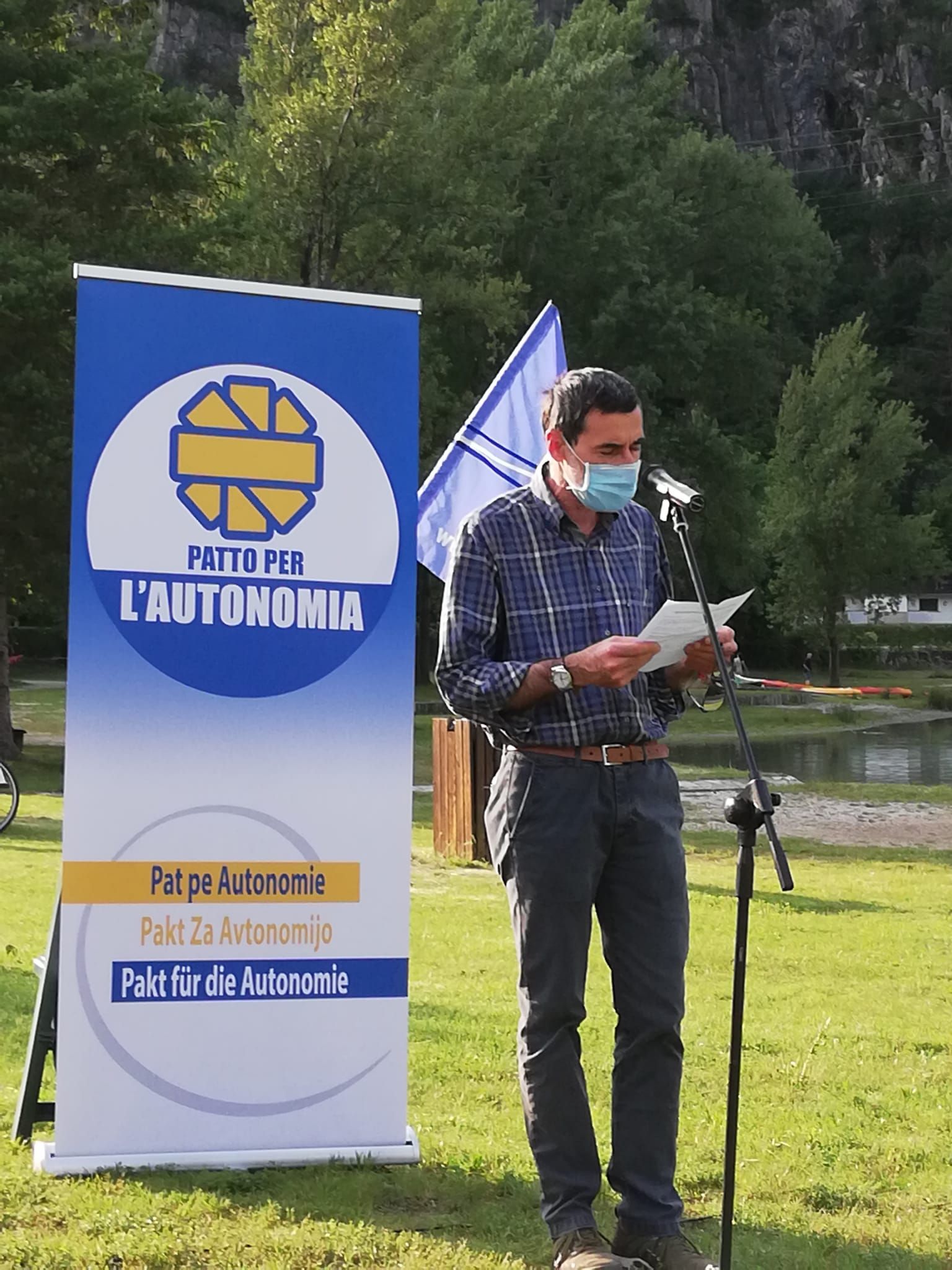 Luca Nazzi dell'Alleanza regionale delle proprietà collettive in Friuli-Venezia Giulia