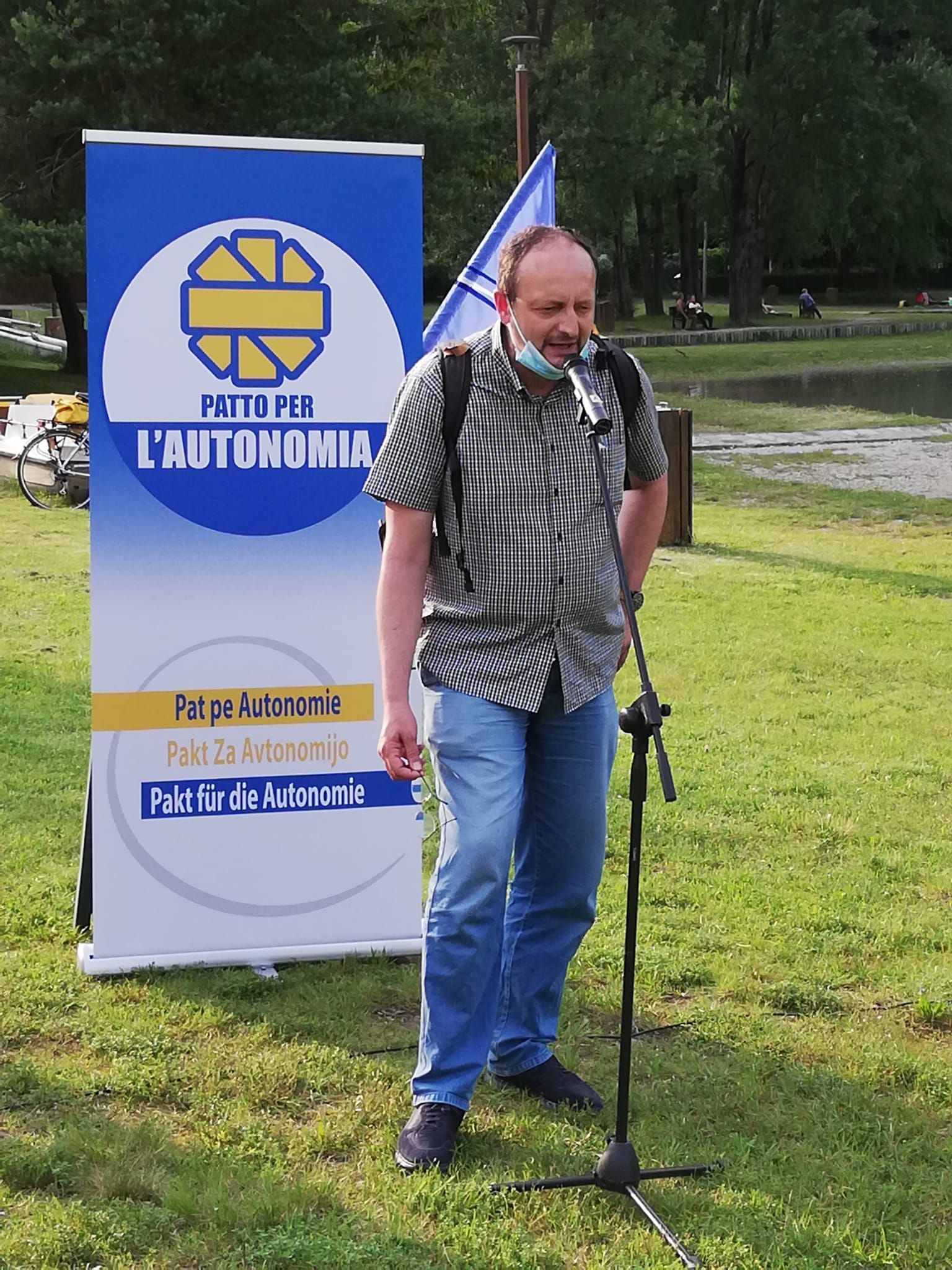 Dario Tosoni del Movimento tutela Arzino
