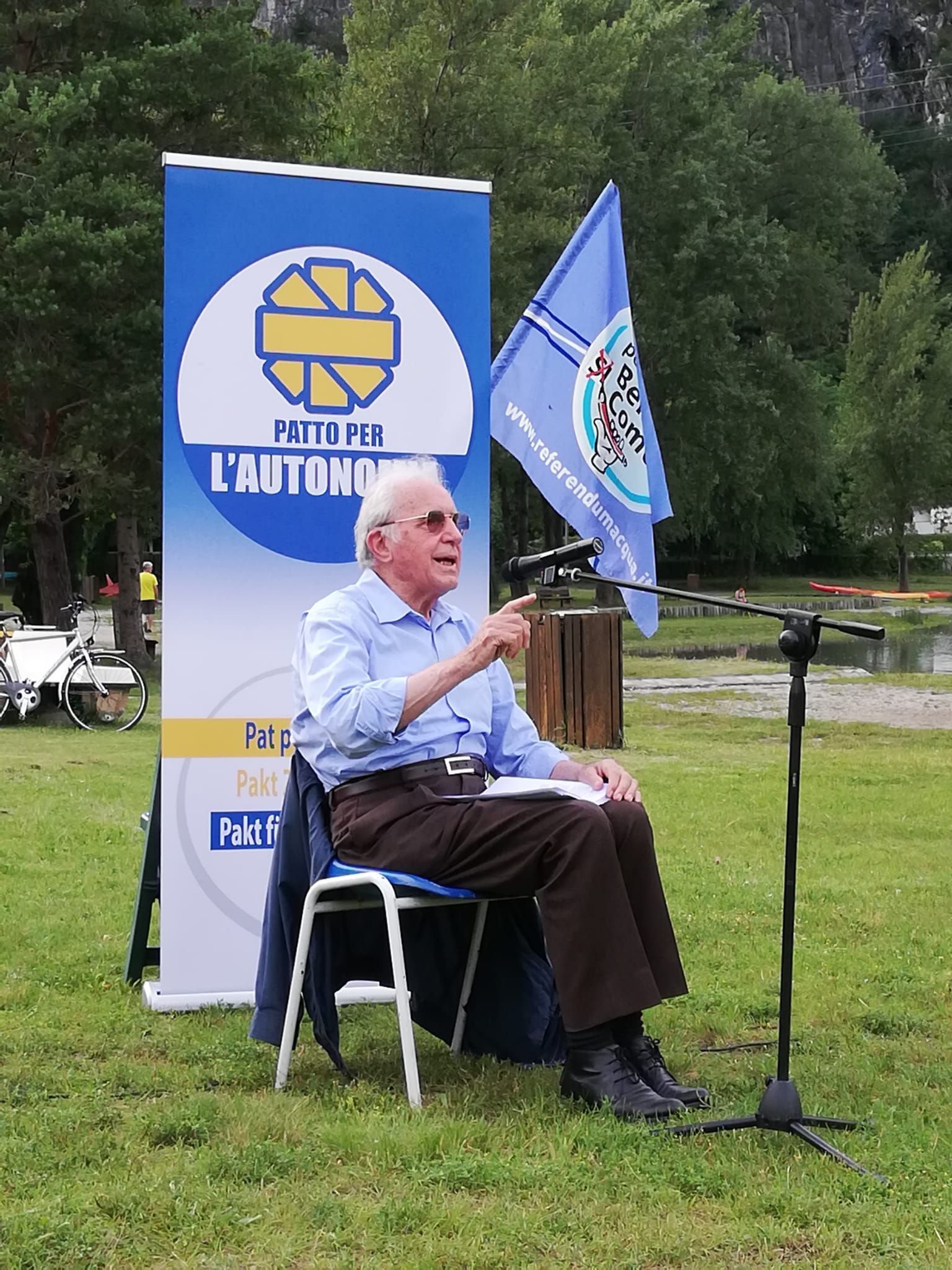 Franceschino Barazzutti del Comitato per la tutela delle acque del bacino montano del Tagliamento