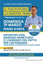 Incontro con Massimo Moretuzzo e i candidati del Patto per l'Autonomia